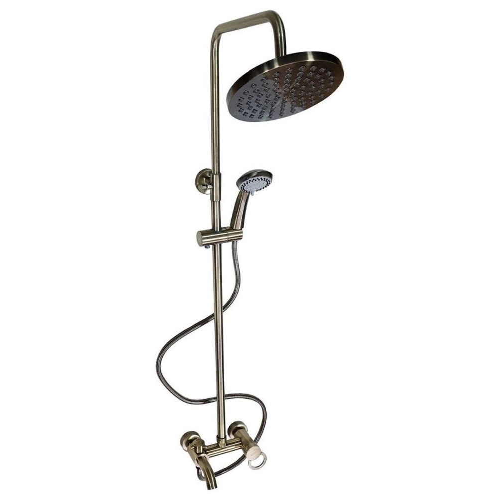 Душевая система Санакс Magnus с изливом Черный матовый 8775 Душевая система Санакс Magnus с изливом Черный матовый 8775