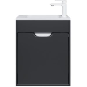 Тумба подвесная Uperwood Modul 50 с раковиной Черный матовый 393020545
