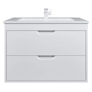 Тумба подвесная Uperwood Modul 77 с раковиной Белый матовый 393020550