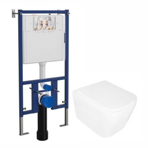 Инсталляция Loranto Vox с унитазом Loranto Delphi Белый глянцевый 4501+91343 Инсталляция Loranto Vox с унитазом Loranto Delphi Белый глянцевый 4501+91343