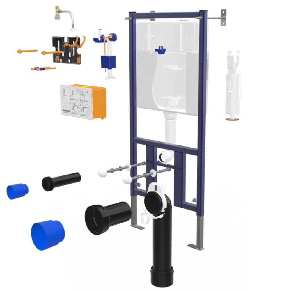 Инсталляции Loranto с унитазом Azario Pavia Белый глянцевый 4501+AZ-2142 Инсталляции Loranto с унитазом Azario Pavia Белый глянцевый 4501+AZ-2142 — изображение 2