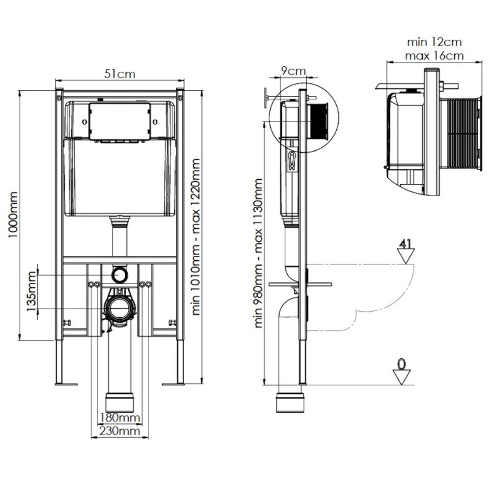 Инсталляции Loranto с унитазом Azario Pavia Белый глянцевый 4501+AZ-2142 Инсталляции Loranto с унитазом Azario Pavia Белый глянцевый 4501+AZ-2142 — изображение 3