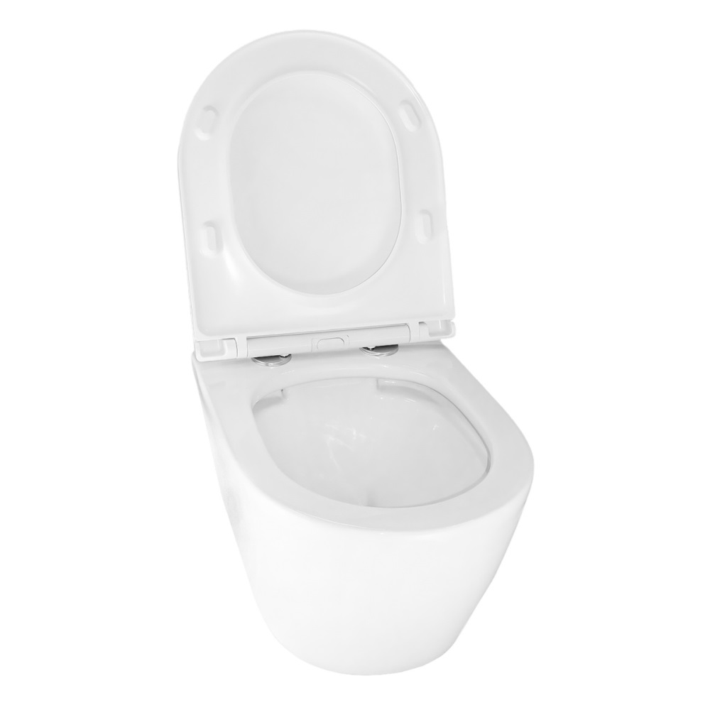 Инсталляция Loranto Prestige с унитазом Azario Uno и клавишей смыва Prestige Белый глянцевый 4551+AZ-2380+7520 Инсталляция Loranto Prestige с унитазом Azario Uno и клавишей смыва Prestige Белый глянцевый 4551+AZ-2380+7520 — изображение 3