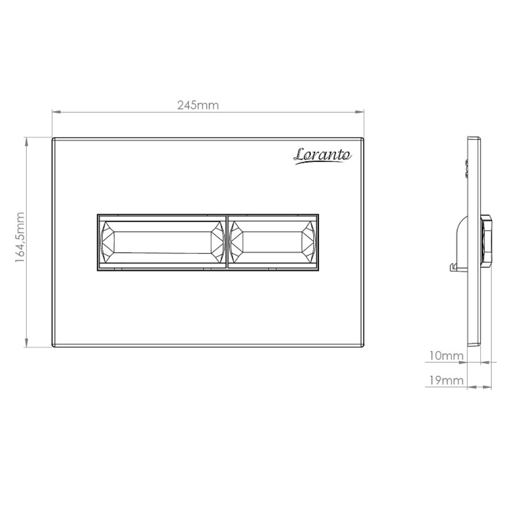 Инсталляция Loranto Prestige с унитазом Azario Uno и клавишей смыва Prestige Белый глянцевый 4551+AZ-2380+7520 Инсталляция Loranto Prestige с унитазом Azario Uno и клавишей смыва Prestige Белый глянцевый 4551+AZ-2380+7520 — изображение 5
