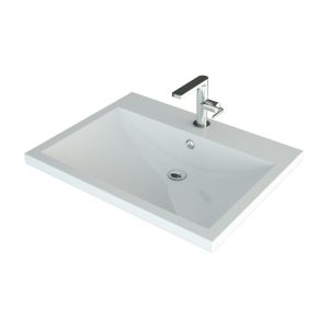 Раковина на мебель Madera Alice 60 Белый глянцевый 4627173210300