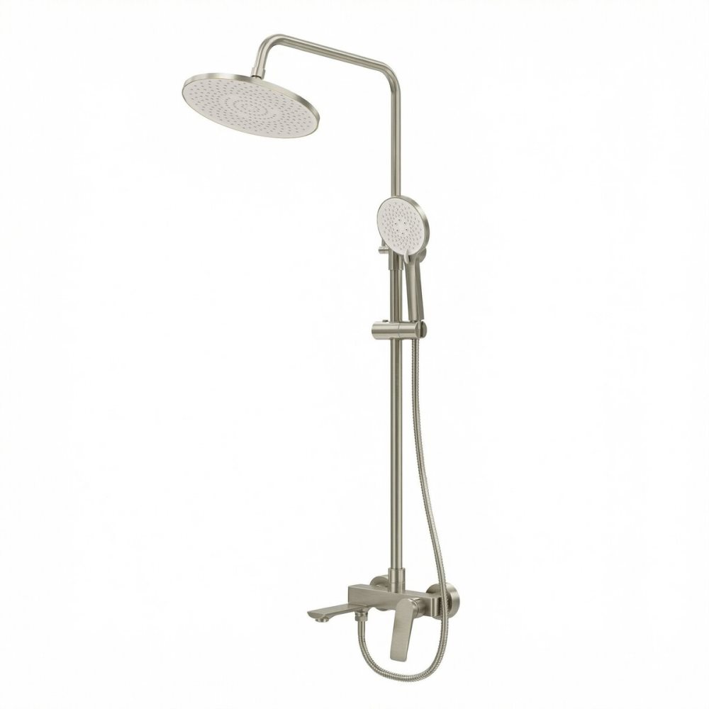 Душевая система Grossman Galaxy с изливом Никель 500.K35.01.120 Душевая система Grossman Galaxy с изливом Никель 500.K35.01.120