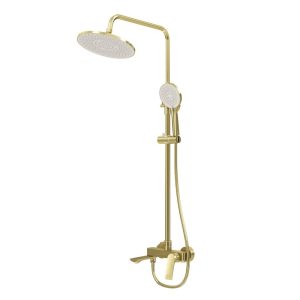 Душевая система Grossman Galaxy с изливом Золото матовое 500.K35.01.320