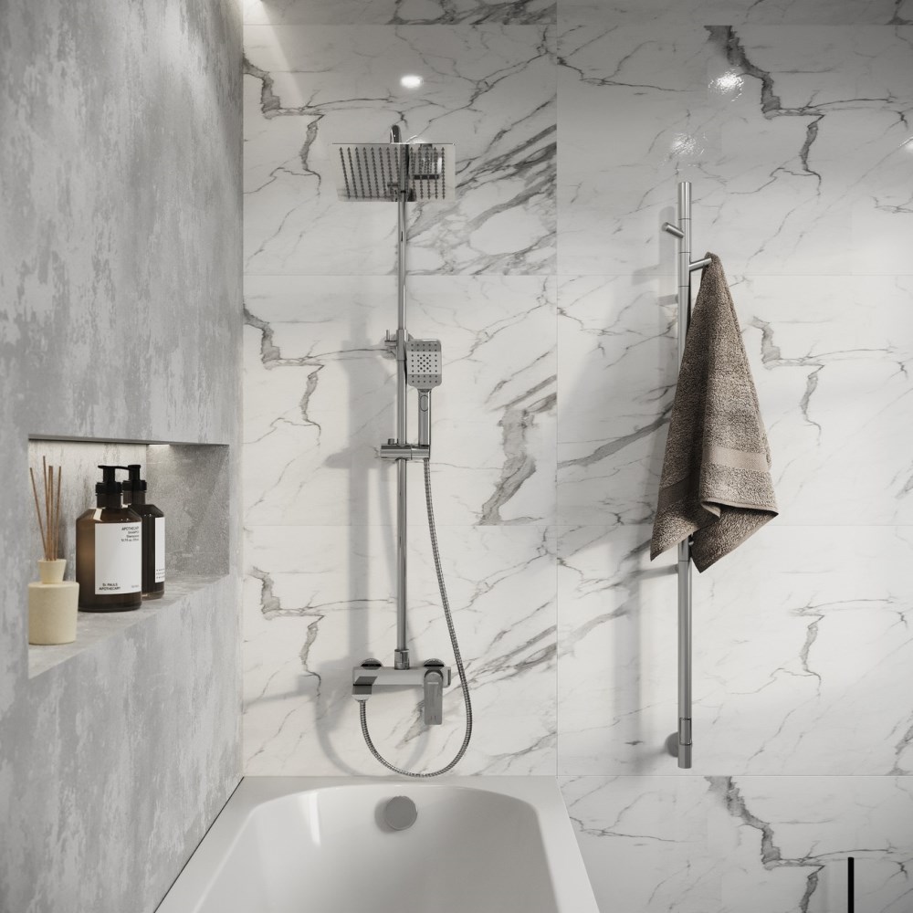 Душевая система Grossman Cosmo с изливом Хром глянцевый 500.K35.02.100 Душевая система Grossman Cosmo с изливом Хром глянцевый 500.K35.02.100 — изображение 2