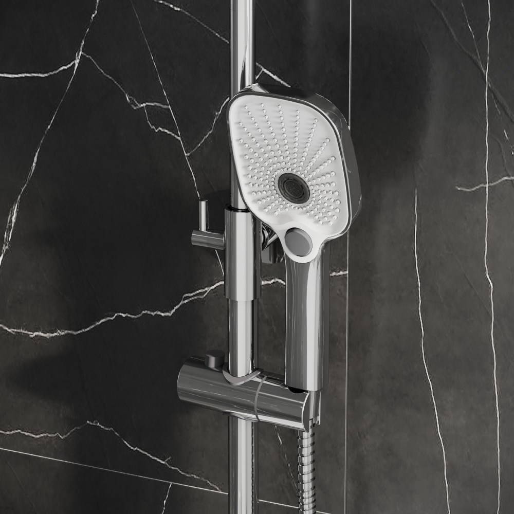 Душевая система Grossman Pragma с изливом Хром глянцевый 500.K35.03.100 Душевая система Grossman Pragma с изливом Хром глянцевый 500.K35.03.100 — изображение 3