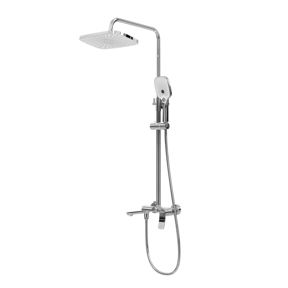 Душевая система Grossman Advans с изливом Хром глянцевый 500.K35.09.100 Душевая система Grossman Advans с изливом Хром глянцевый 500.K35.09.100