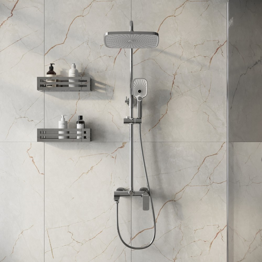 Душевая система Grossman Advans с изливом Хром глянцевый 500.K35.09.100 Душевая система Grossman Advans с изливом Хром глянцевый 500.K35.09.100 — изображение 2