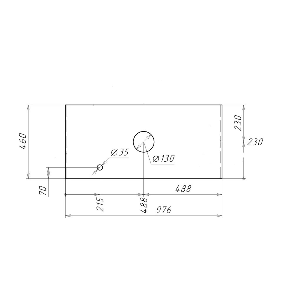 Столешница Grossman Флай 100 Графит матовый 501002 Столешница Grossman Флай 100 Графит матовый 501002 — изображение 4