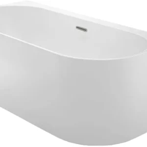 Ванна акриловая Azario Bradford 170х80 в комплекте с сифоном и металлической рамой Белый BRA17080