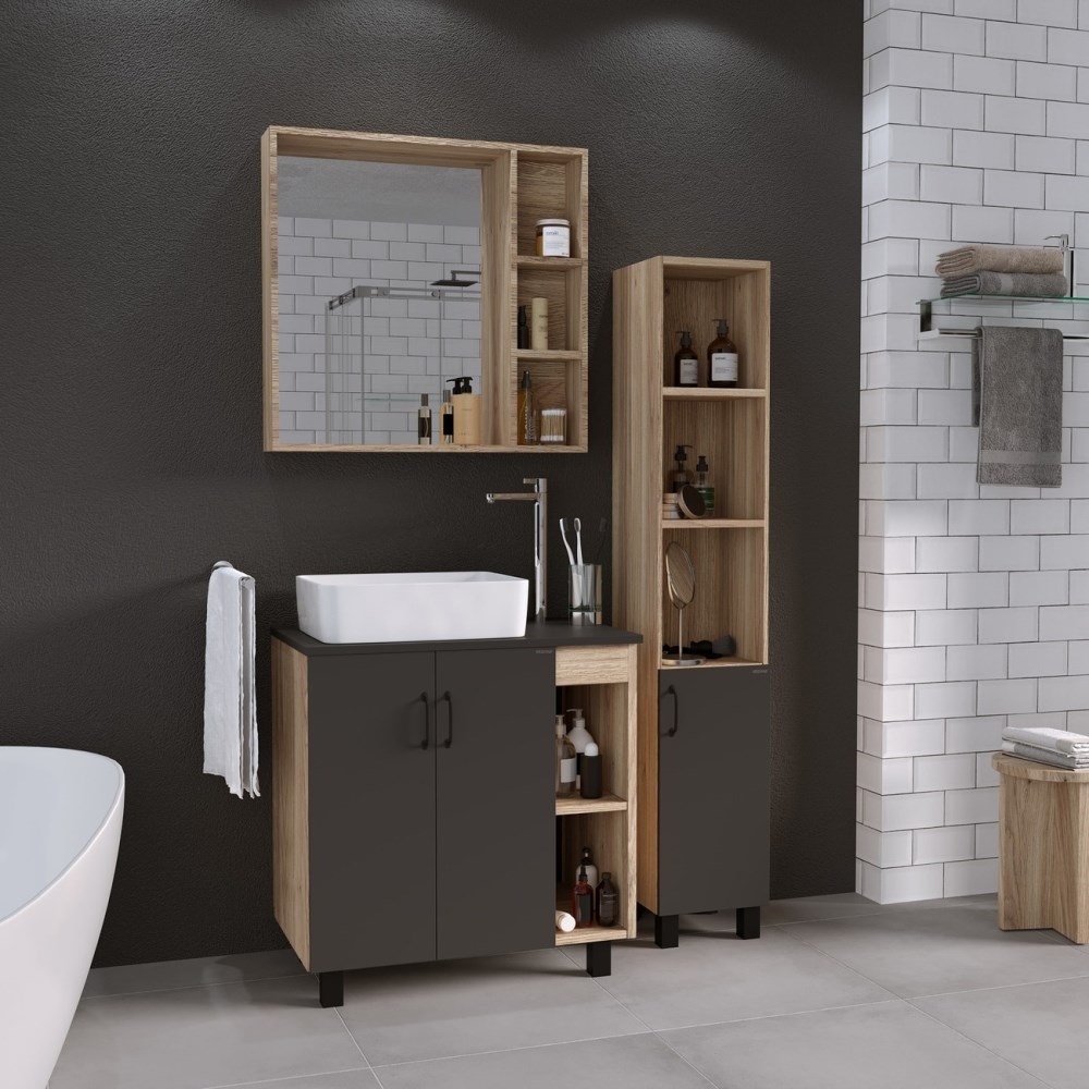 Столешница Grossman Флай 80 Графит матовый 508002 Столешница Grossman Флай 80 Графит матовый 508002 — изображение 2