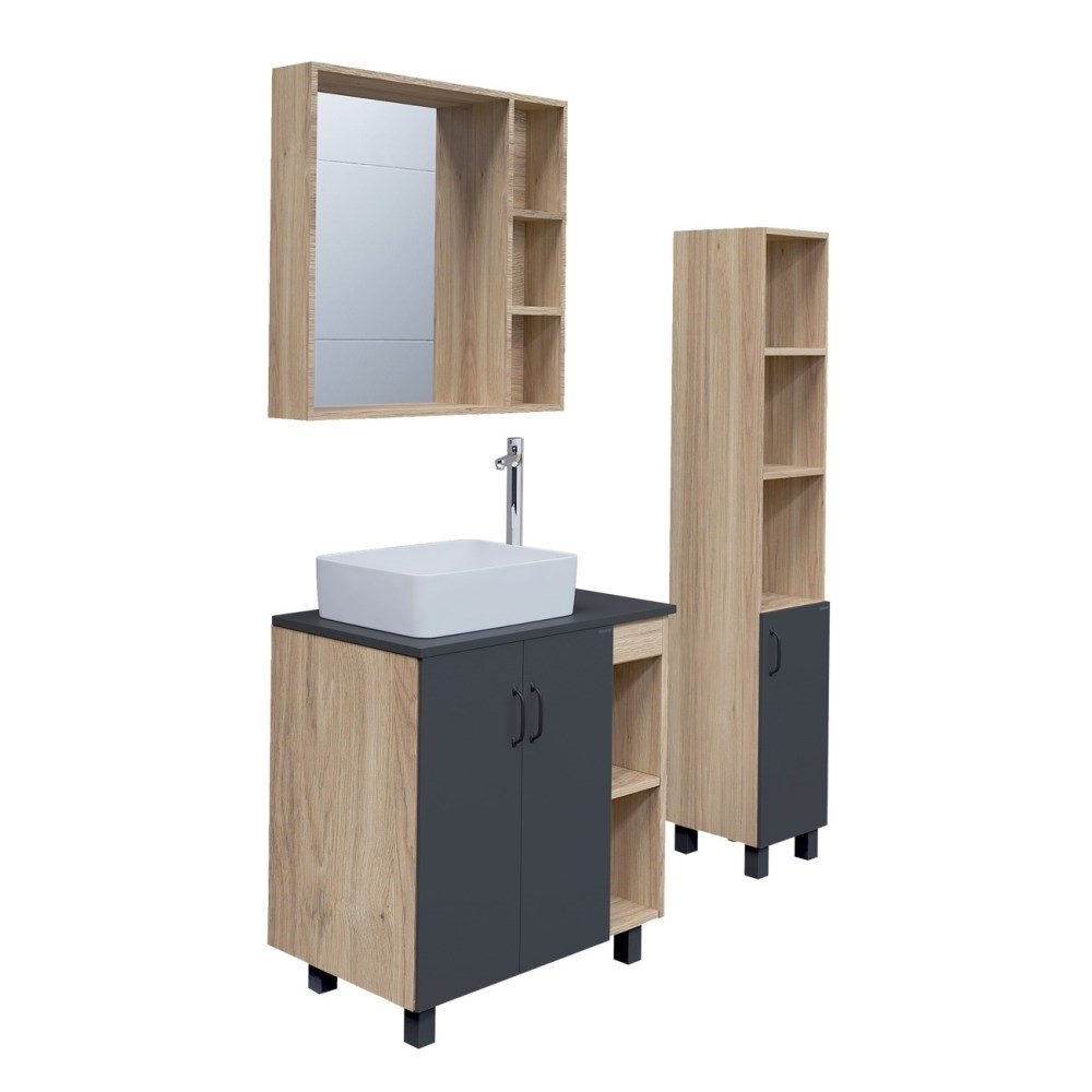 Столешница Grossman Флай 80 Графит матовый 508002 Столешница Grossman Флай 80 Графит матовый 508002 — изображение 3