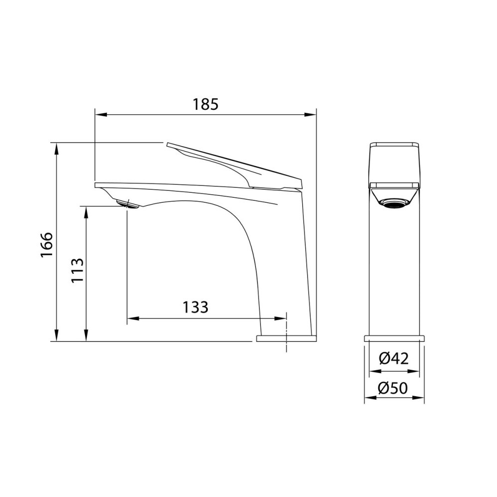 Смеситель для раковины Grossman Galaxy Графит матовый 510.K35.01.420 Смеситель для раковины Grossman Galaxy Графит матовый 510.K35.01.420 — изображение 5