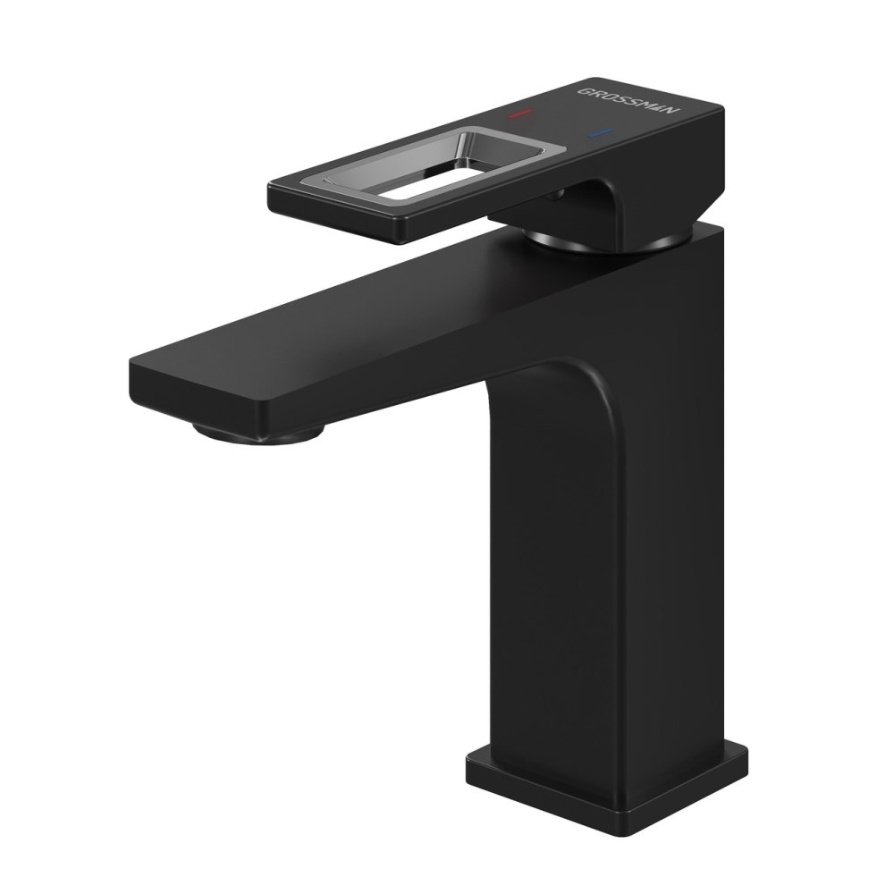 Смеситель для раковины Grossman Pragma Черный матовый 510.K35.03.210 Смеситель для раковины Grossman Pragma Черный матовый 510.K35.03.210