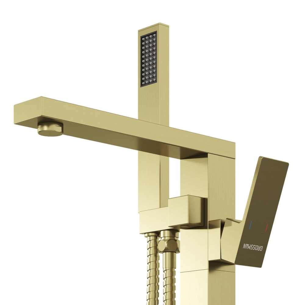 Смеситель напольный Grossman Falcon Золото матовое 530.K35.08.320 Смеситель напольный Grossman Falcon Золото матовое 530.K35.08.320 — изображение 4