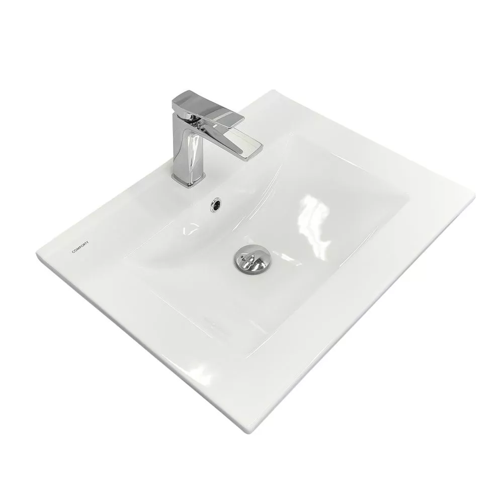 Раковина на мебель Comforty 61 Белый глянцевый 60E Раковина на мебель Comforty 61 Белый глянцевый 60E — изображение 3