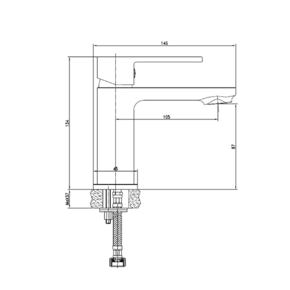 Смеситель для раковины Cersanit Smart Хром глянцевый 63047 Смеситель для раковины Cersanit Smart Хром глянцевый 63047 — изображение 4