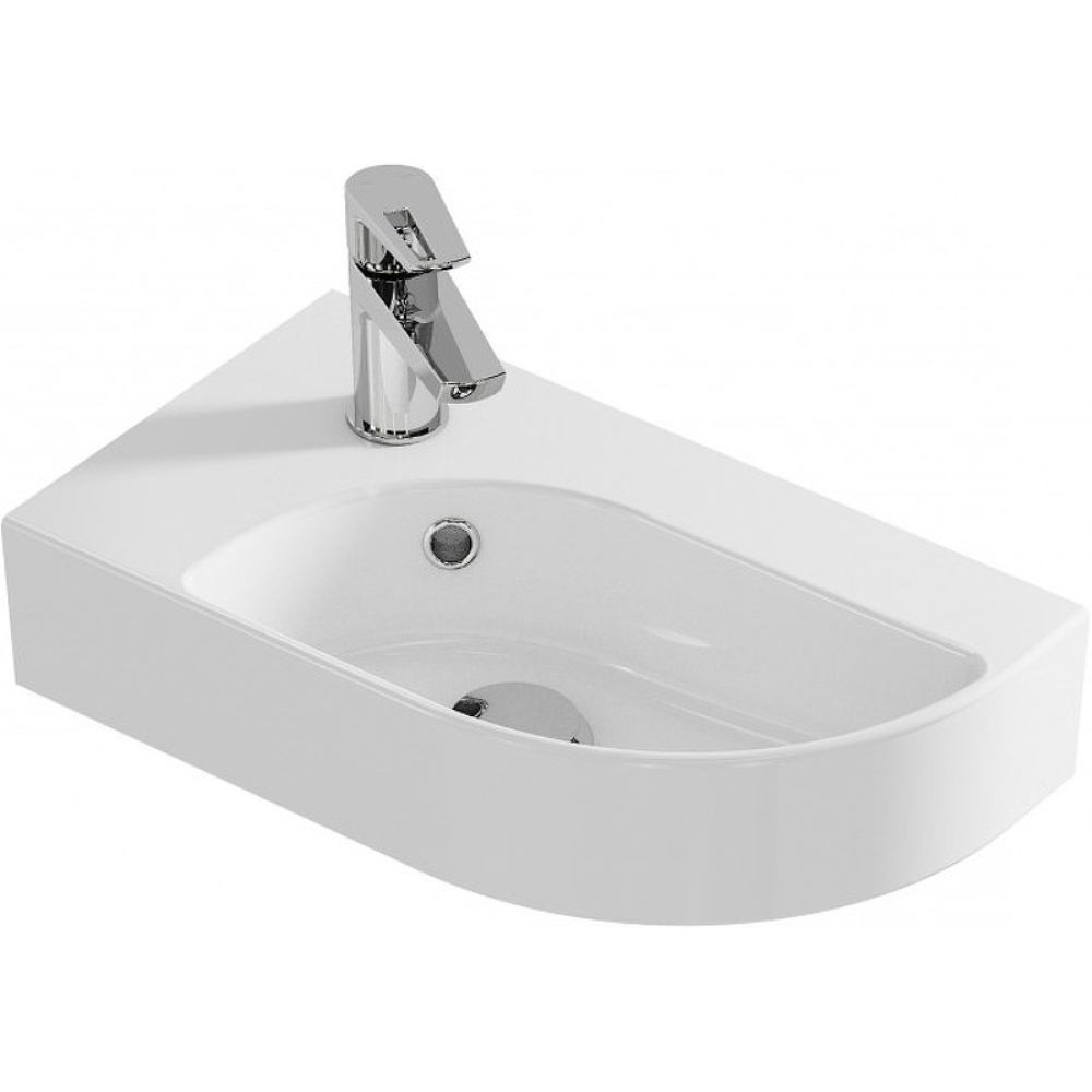Раковина подвесная Cersanit Cameo 50 левая Белый глянцевый 63405 Раковина подвесная Cersanit Cameo 50 левая Белый глянцевый 63405