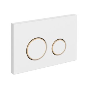 Клавиша смыва Cersanit Twins пластик Белый матовый 63535