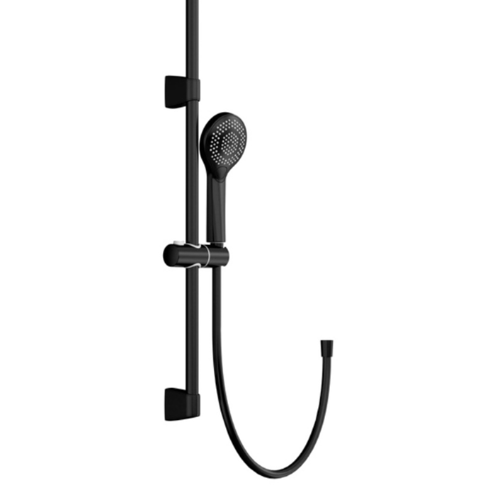 Душевой гарнитур Cersanit Neno Черный глянцевый 63696 Душевой гарнитур Cersanit Neno Черный глянцевый 63696