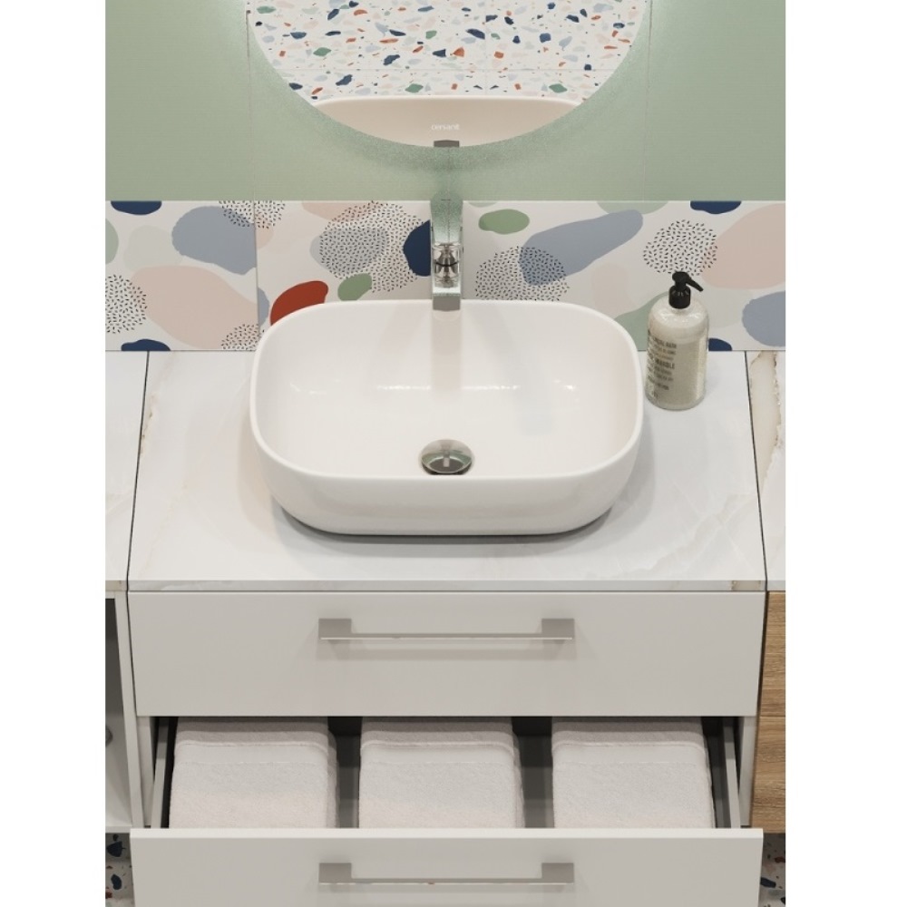 Столешница Cersanit Stone 60 Серый 63857 Столешница Cersanit Stone 60 Серый 63857 — изображение 3