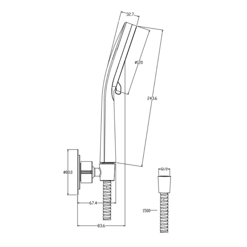 Душевой комплект Cersanit Ferro Хром глянцевый 64086 Душевой комплект Cersanit Ferro Хром глянцевый 64086 — изображение 4