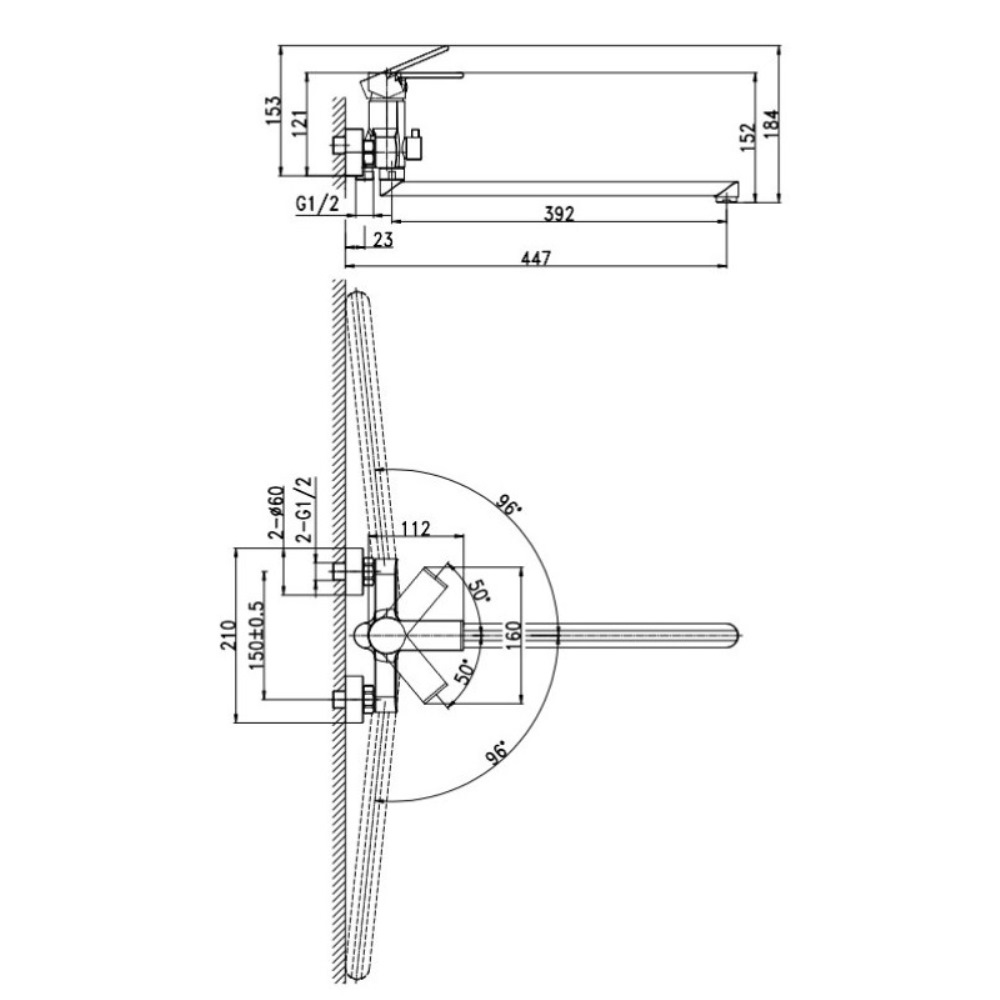 Смеситель для ванны Cersanit Brasko Хром глянцевый 64091 Смеситель для ванны Cersanit Brasko Хром глянцевый 64091 — изображение 4