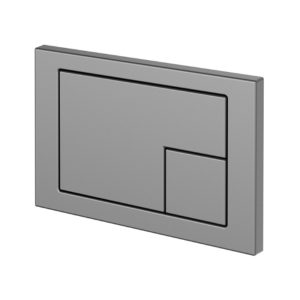 Клавиша смыва Cersanit Corner пластик Хром матовый 64107