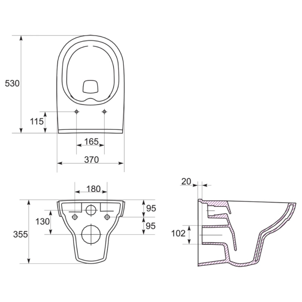 Инсталляция Cersanit Link Pro с унитазом City CO DPL EO Slim и кнопкой смыва Estetica Белый 64277 Инсталляция Cersanit Link Pro с унитазом City CO DPL EO Slim и кнопкой смыва Estetica Белый 64277 — изображение 3