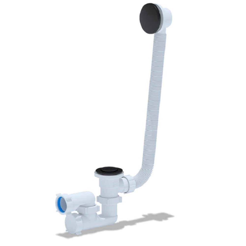 Слив-перелив Cersanit Prime Black клик-клак Черный матовый 64287 Слив-перелив Cersanit Prime Black клик-клак Черный матовый 64287