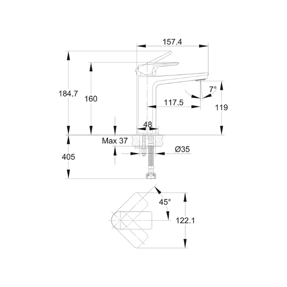 Комплект смесителей Cersanit Nature Хром глянцевый 64514 Комплект смесителей Cersanit Nature Хром глянцевый 64514 — изображение 2