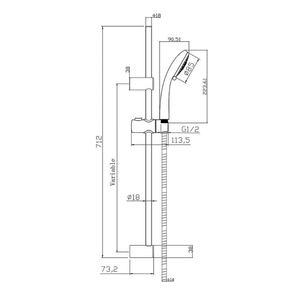 Комплект смесителей Cersanit Nature Хром глянцевый 64514 Комплект смесителей Cersanit Nature Хром глянцевый 64514 — изображение 4