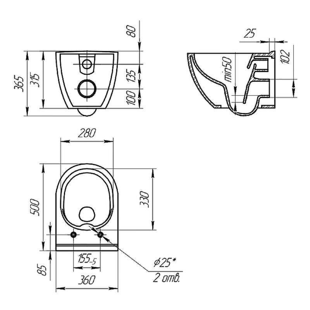 Унитаз подвесной Cersanit Brasko Smart Clean с сиденьем дюропласт микролифт Белый глянцевый 64824 Унитаз подвесной Cersanit Brasko Smart Clean с сиденьем дюропласт микролифт Белый глянцевый 64824 — изображение 5
