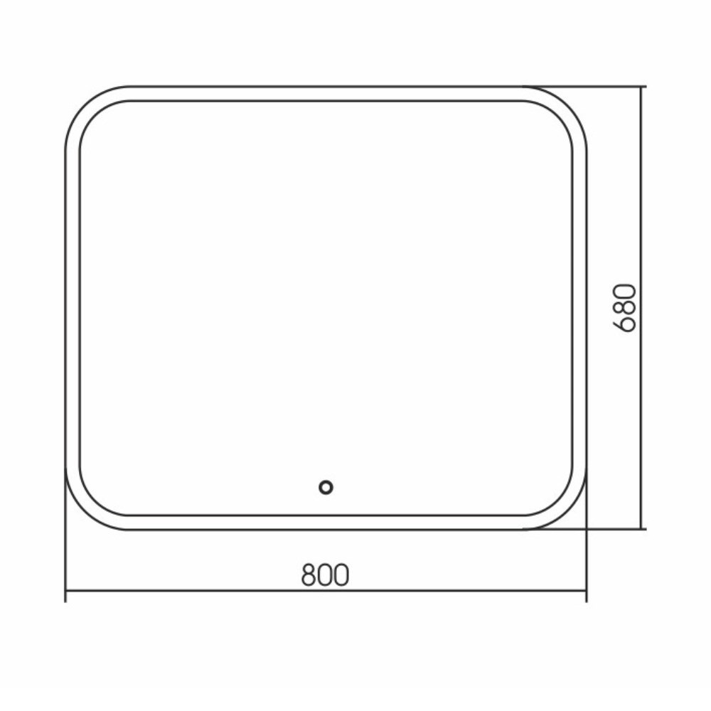 Зеркало Grossman Comfort 80 LED с сенсорным выключателем 680680 Зеркало Grossman Comfort 80 LED с сенсорным выключателем 680680 — изображение 3