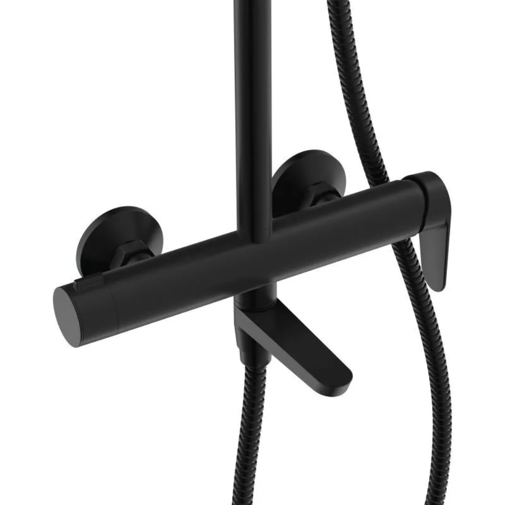 Душевая система Cersanit Lara с изливом Черный матовый 68144 Душевая система Cersanit Lara с изливом Черный матовый 68144 — изображение 4