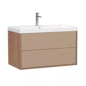 Тумба подвесная Cersanit Classic Ribble 75 Бежевый матовый 69278