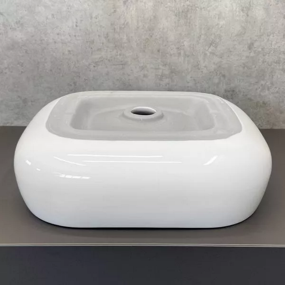 Раковина накладная Comforty 54 Белый глянцевый 78102 Раковина накладная Comforty 54 Белый глянцевый 78102 — изображение 4