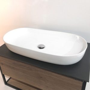 Раковина накладная Comforty 82 Белый глянцевый 78327