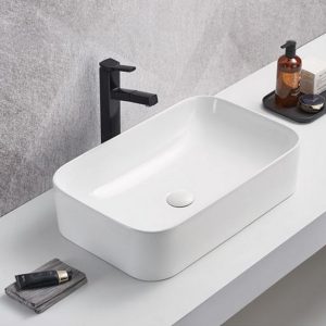 Раковина накладная Comforty 61 Белый глянцевый 78575-60