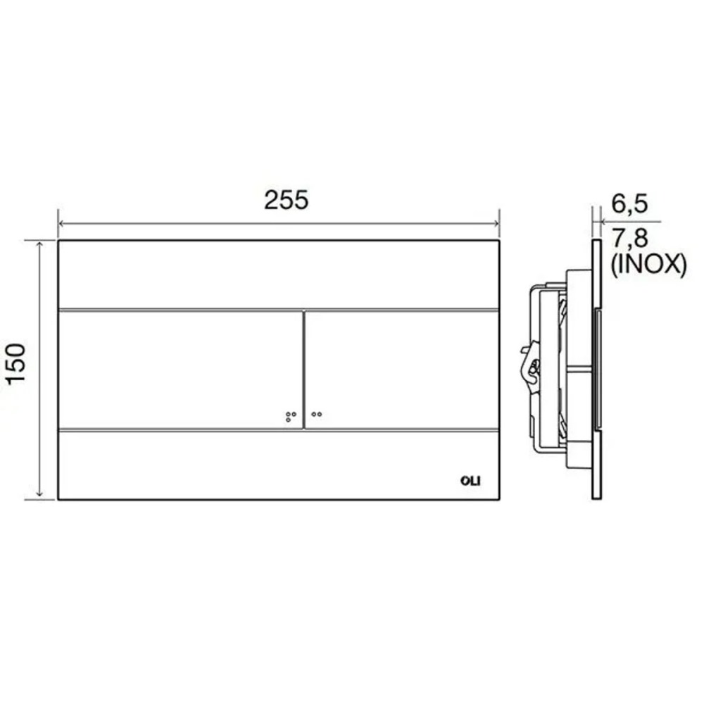 Инсталляция Oli Eco mechanic для скрытого монтажа унитаза с кнопкой Slim Белый 879236mSL01 Инсталляция Oli Eco mechanic для скрытого монтажа унитаза с кнопкой Slim Белый 879236mSL01 — изображение 2