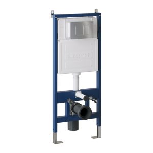 Инсталляция Grossman для скрытого монтажа унитаза + клавиша смыва Classic Хром матовый 97.04.12M Инсталляция Grossman для скрытого монтажа унитаза + клавиша смыва Classic Хром матовый 97.04.12M