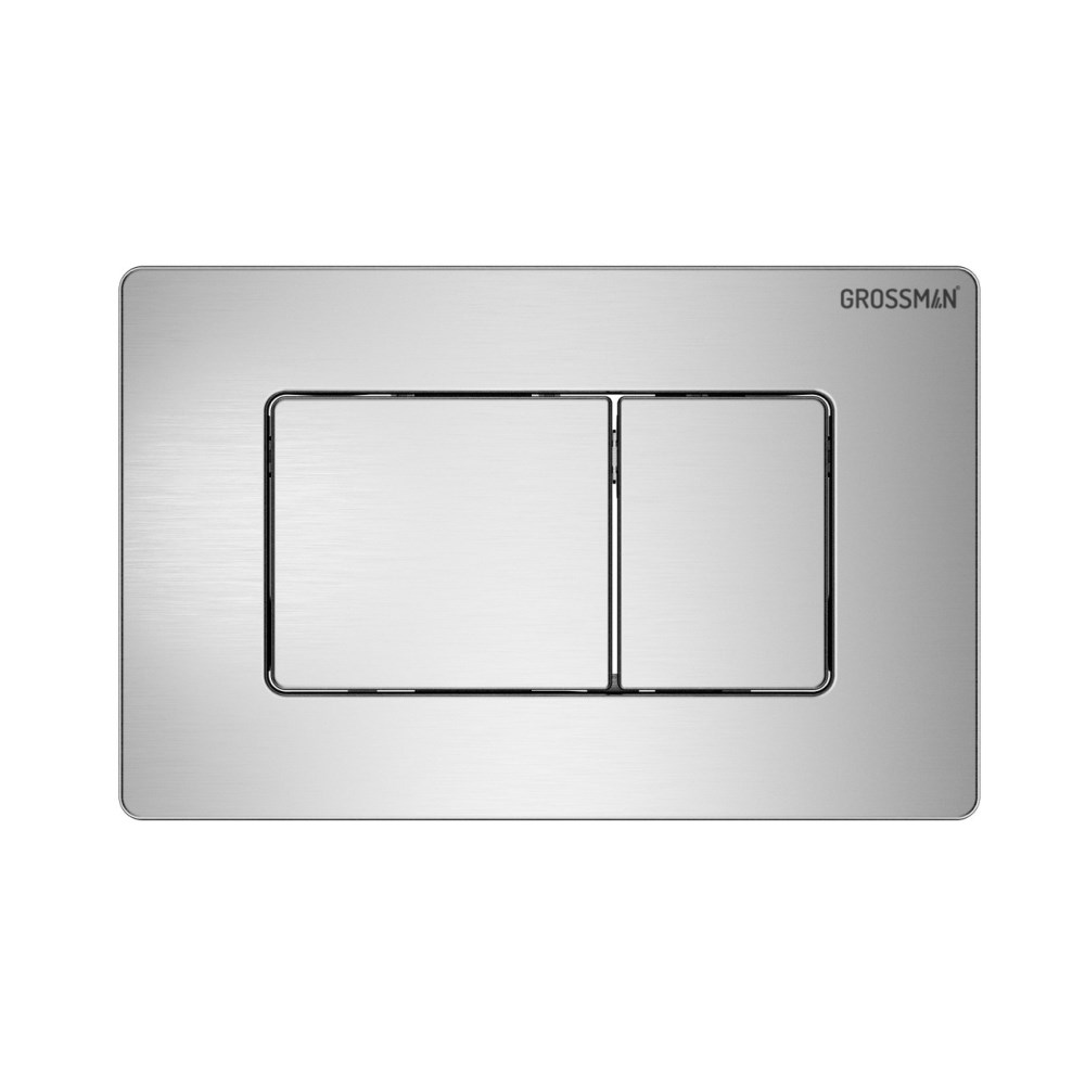 Инсталляция Grossman для скрытого монтажа унитаза + клавиша смыва Classic Хром матовый 97.04.12M Инсталляция Grossman для скрытого монтажа унитаза + клавиша смыва Classic Хром матовый 97.04.12M — изображение 2