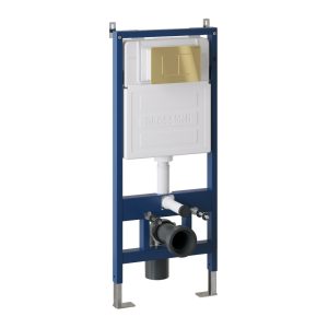 Инсталляция Grossman для скрытого монтажа унитаза + клавиша смыва Classic Золото глянцевый 97.04.30M Инсталляция Grossman для скрытого монтажа унитаза + клавиша смыва Classic Золото глянцевый 97.04.30M