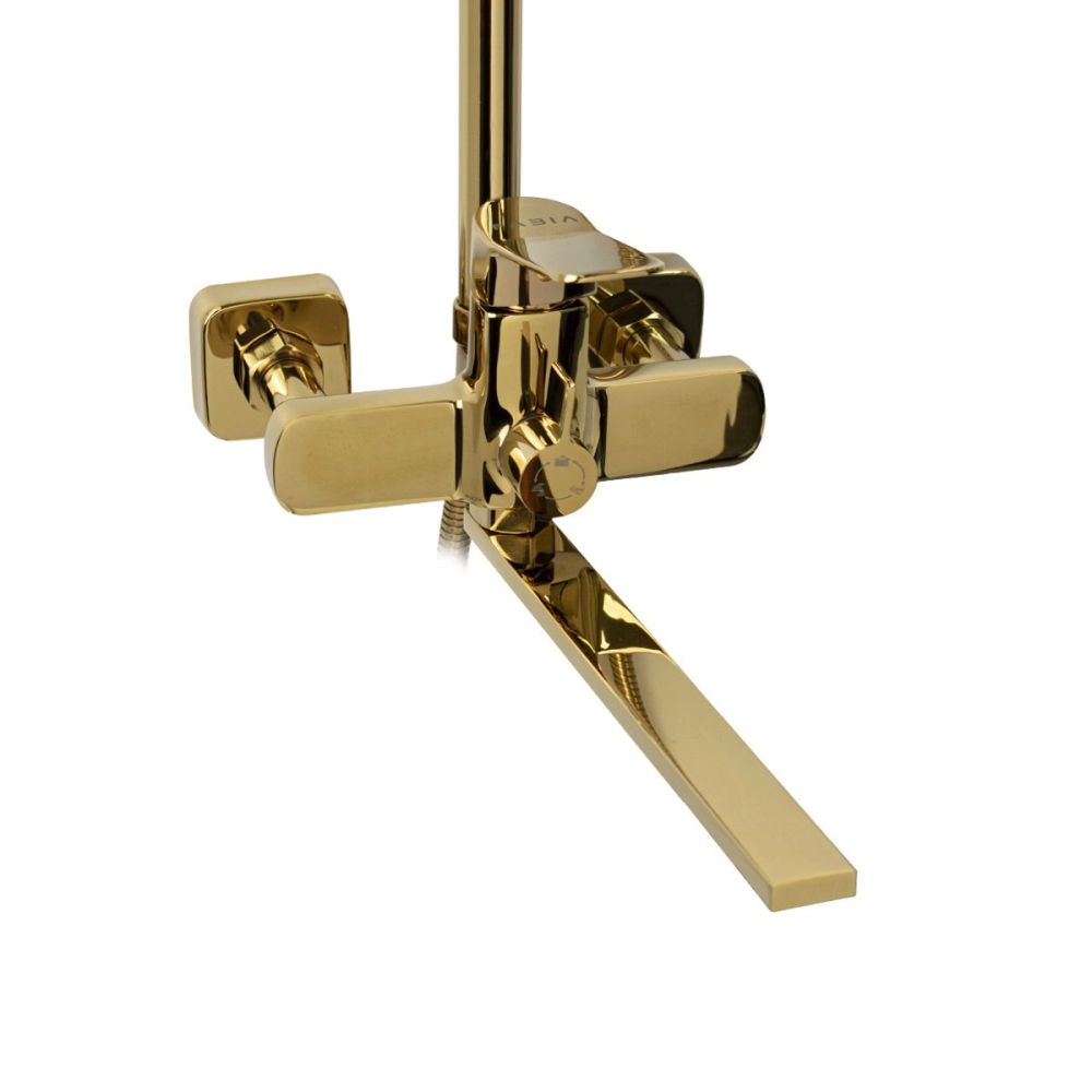 Душевая система Санакс Fabia с изливом Золото глянцевое 9875 Душевая система Санакс Fabia с изливом Золото глянцевое 9875 — изображение 2