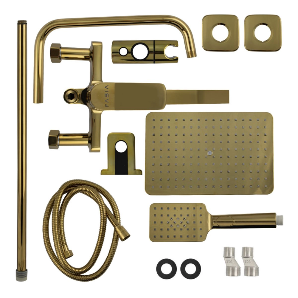 Душевая система Санакс Fabia с изливом Золото глянцевое 9875 Душевая система Санакс Fabia с изливом Золото глянцевое 9875 — изображение 5