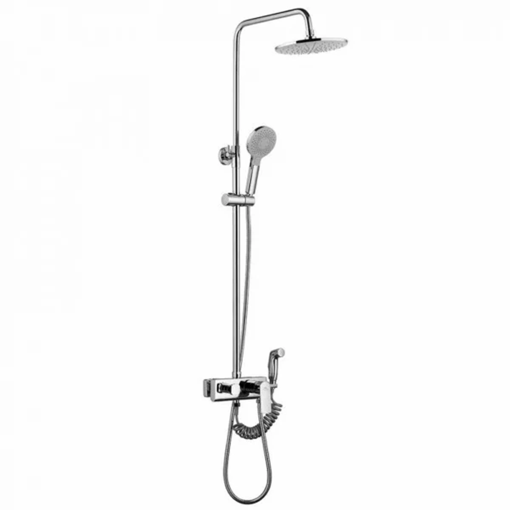 Душевая система Fashun с изливом Хром глянцевый A2448 Душевая система Fashun с изливом Хром глянцевый A2448