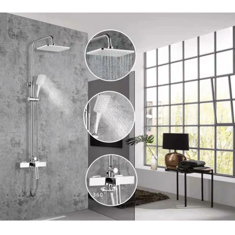 Душевая система Fashun с изливом Хром глянцевый A2457 Душевая система Fashun с изливом Хром глянцевый A2457 — изображение 2